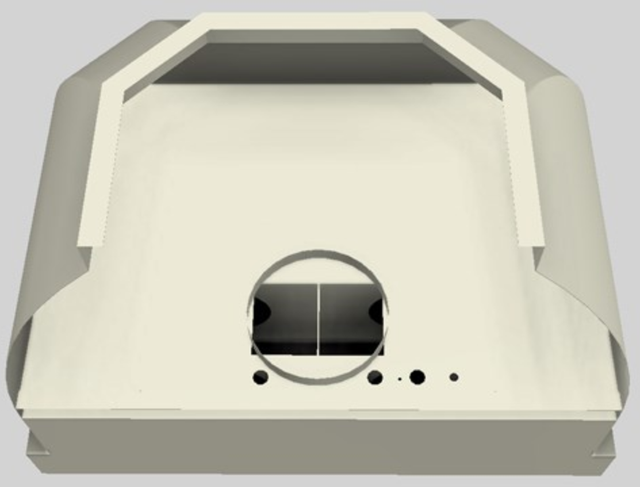 Vent-A-Hood® Designer Series 36" Biscuit Wall Mounted Range Hood-2