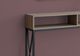 Monarch Specialties Inc. Taupe 48"L Open Shelve Hall Console Table with Black Metal Frame-1
