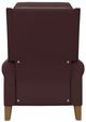 Best® Home Furnishings Customizable Joanna Leather Power Tilt Headrest High Leg Recliner with Honey Birch Legs-3