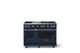Viking® 5 Series 48" Slate Blue Pro Style Gas (NG) Range with Brushed Brass Trim-3