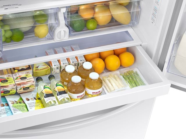 Samsung 27.0 Cu. Ft. White 3-Door French Door Refrigerator-4