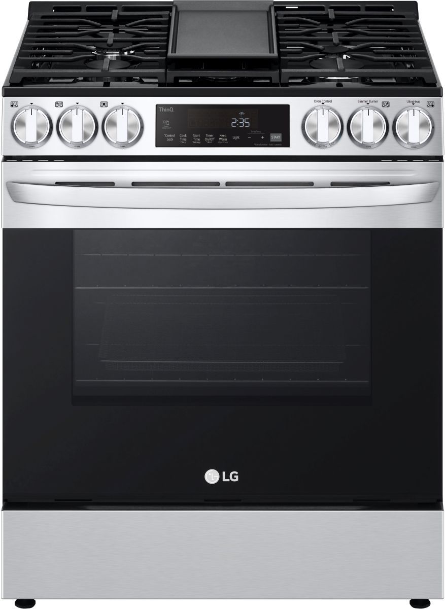 LG 30" PrintProof™ Stainless Steel Slide In Gas Range