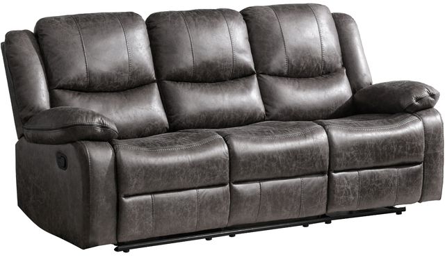Mazin Furniture Everett Grey Reclining Sofa-0