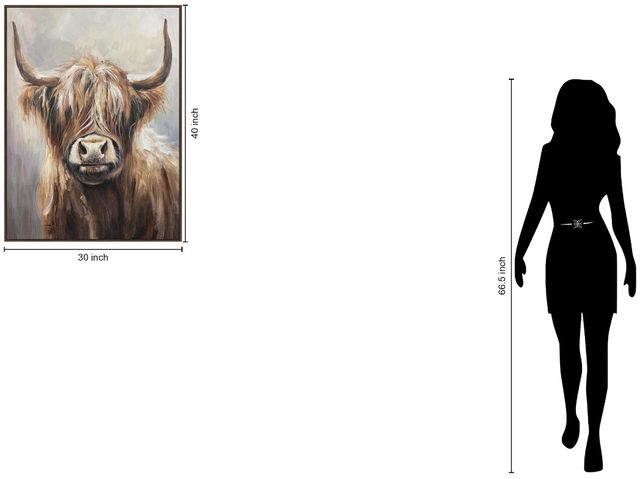 Classy Living Wildhearted Highland Majesty Wall Art-2