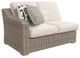 Signature Design by Ashley® Beachcroft 2-Piece Beige/Brown Outdoor Fabric/Resin Wicker Loveseat-2