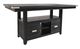 Jofran Inc. Altamonte 7-Piece Dark Charcoal/Gray 60" High-Low Rectangle Dining Set-1