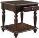 Mazin Furniture Lovington Espresso End Table-1