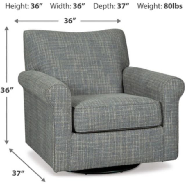 Signature Design by Ashley® Renley Ash Swivel Glider Accent Chair-2