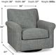Signature Design by Ashley® Renley Ash Swivel Glider Accent Chair-2