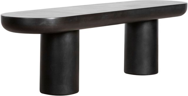 Moe's Home Collection Rocca Black Bench-0
