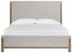 Magnussen Home® Plum Creek Elite Dove/Sierra Brown Upholstered Queen Panel Bed-1