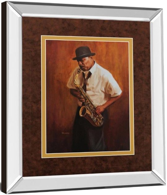 Classy Living Delancy Sax Man Wall Art-3