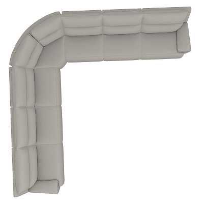 La-Z-Boy® Palmer Stone Reclining Sectional with Custom Layout Options-3