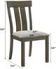 Crown Mark Lloyd Brown/Gray Dining Side Chair-2