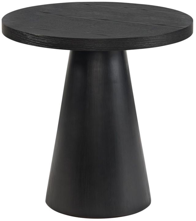 Elements International Portland Black End Table-0