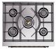 Ilve® Nostalgie II Noblesse 30'' White Pro Style Dual Fuel Range with Burnished Trim-2