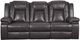 Ashley® Garristown Gray Power Reclining Sofa-0