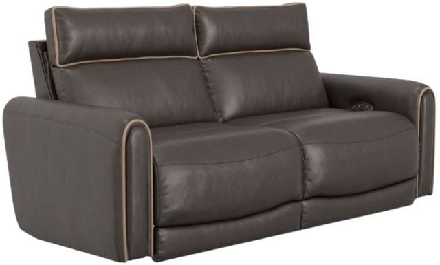 Catnapper® Nico Khaki/Walnut Power Headrest Reclining Sofa