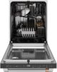 Cafe™ 24" Fingerprint Resistant Stainless Steel Top Control Built In Dishwasher-3