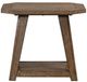 Liberty Furniture Carolina Park Amber Brown Octagonal End Table-3