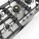 Ilve Nostalgie II 48” Stainless Steel Gas Cooktop with 6 Burners-3