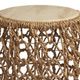 Tommy Bahama® Furniture Los Altos Madrid Travertine Top Accent Table with Brown Base-2