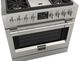 Fulgor Milano Sofia 36" Stainless Steel Pro Style Dual Fuel Range-2