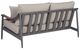 Signature Design by Ashley® Ocean Beach Beige/Gray Fabric/Wooden Outdoor Loveseat-3