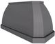 Vent-A-Hood® Designer Series 60" Gunsmoke Island Range Hood-4