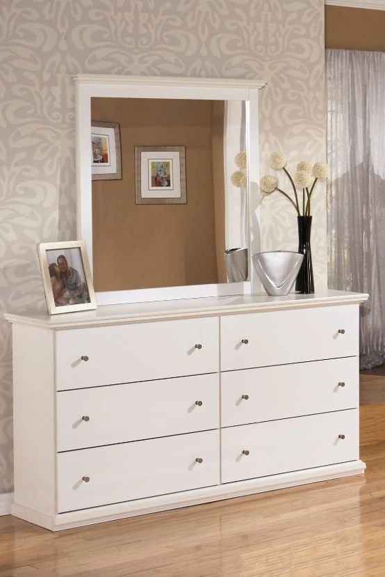 Signature Design by Ashley® Bostwick Shoals White Bedroom Mirror-1
