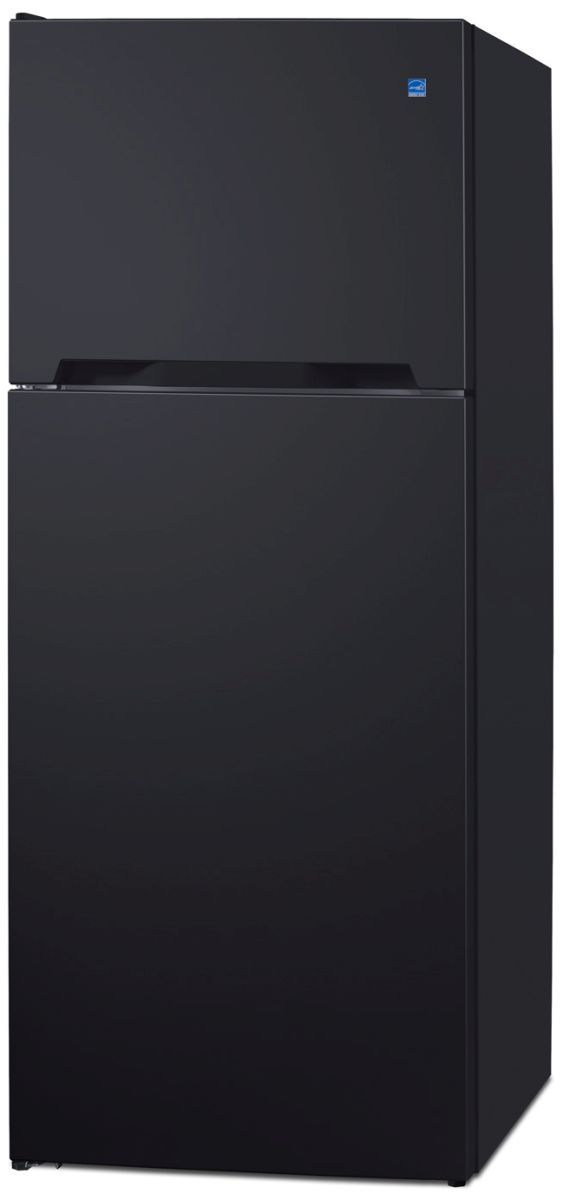 Summit® 28 in. 14.3 Cu. Ft. Black Counter Depth Top Freezer Refrigerator-1