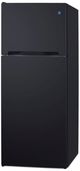 Summit® 28 in. 14.3 Cu. Ft. Black Counter Depth Top Freezer Refrigerator-1
