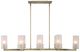 Uttermost® Mistie Antique Brass Linear Chandelier-0