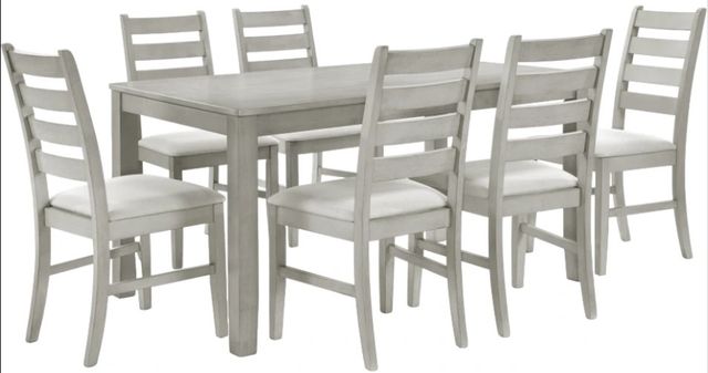 New Classic® Home Furnishings Pascal 7-Piece Driftwood Gray Dining Set-0
