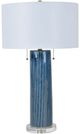 Crestview Collection Knox Textured Blue Table Lamp-0