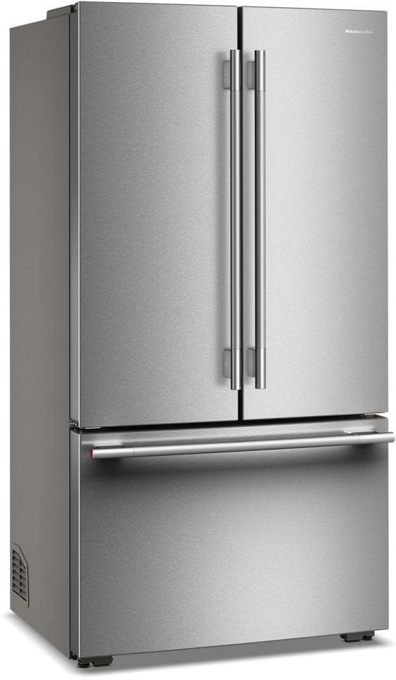 KitchenAid® 36" 24.8 Cu. Ft. PrintShield™ Stainless Counter Depth French Door Refrigerator with Internal Water Dispenser-2