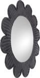 TOV Furniture Coralie Black Round Wall Mirror-3