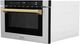 ZLINE Autograph Edition 1.2 Cu. Ft. Stainless Steel/Gold Microwave Drawer-2