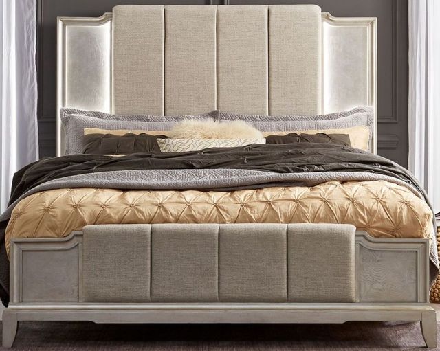 Liberty Furniture Montage 4-Piece Platinum King Bedroom Set-0