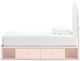 Signature Design by Ashley® Wistenpine Blush Twin Upholstered Panel Bed with 2-Drawer Storage-3