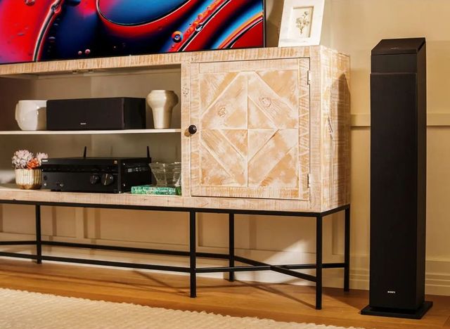 Sony® CS Speaker 5.1" Black Floor Standing Speaker-2