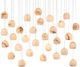 Currey & Company Lazio Multi-Drop Natural/Painted Silver Pendant Lighting-0