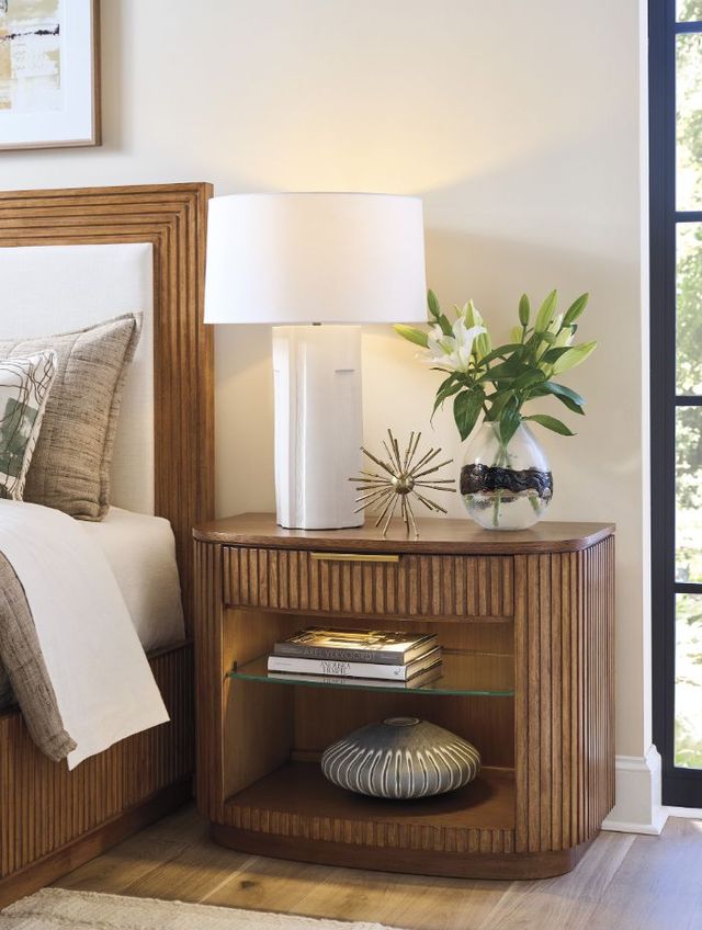 Lexington Home La Costa Tustin Brown Open Nightstand-1