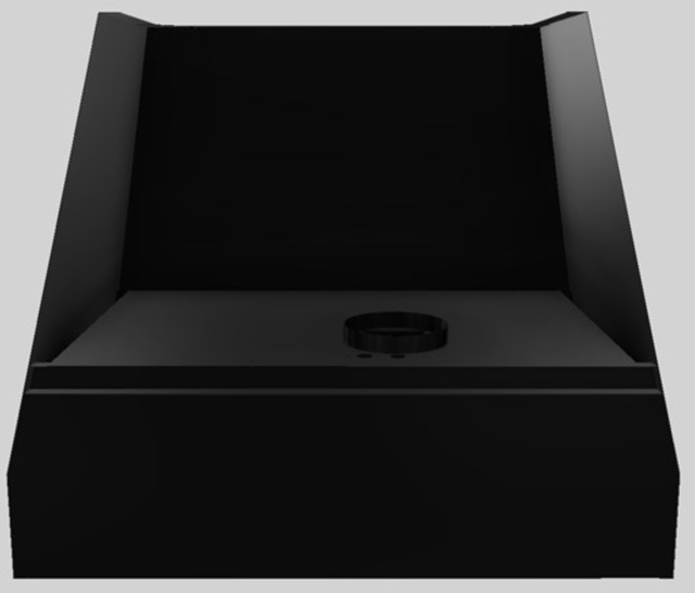 Vent-A-Hood® Designer Series 36" Black Wall Mounted Range Hood-3