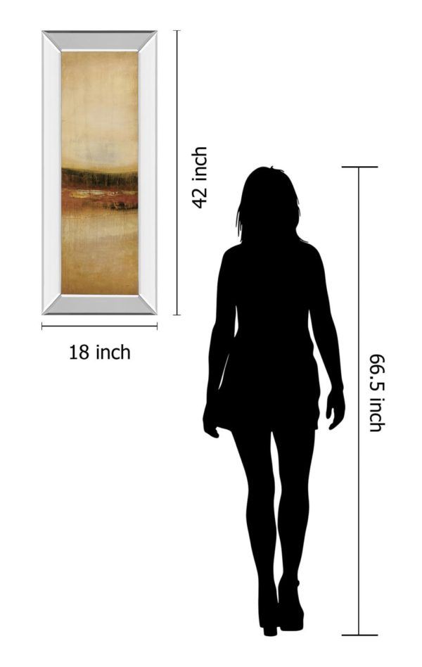 Classy Art Tall Colour Il by Hunter Mirrored Frame Wall Art-3