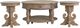 Liberty Furniture Magnolia Manor 3-Piece Weathered Bisque Optional Occasional Table Set-0