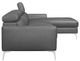 Mazin Furniture Ashland 2-Piece Dark Gray Right-Arm Facing Sofa Sectional and Chaise-2