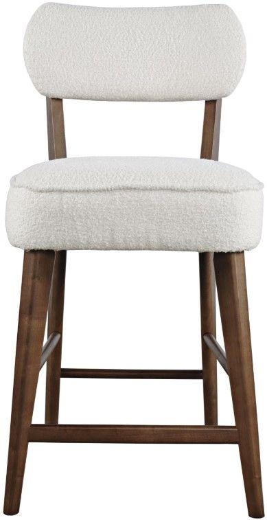 Jofran Inc. Urban Archive Wes Walnut/White Counter Stool-1