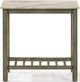 New Classic® Home Furnishings Eden Gray Chairside Table with Beige Top -1