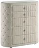 Coaster® Sonya Upholstered Ivory Bedroom Chest of Drawers-0